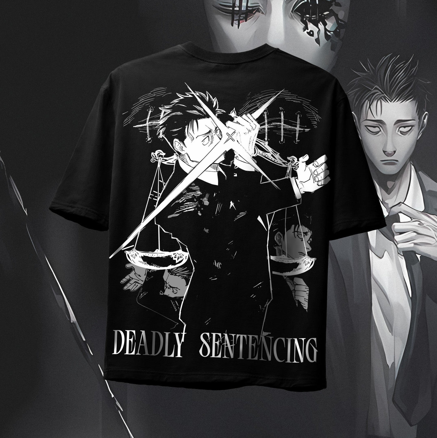 Higuruma "Justice is Blind" Oversized Tee