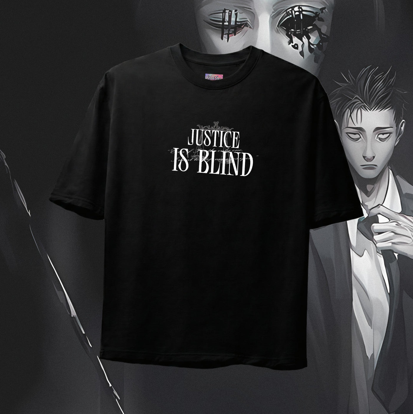 Higuruma "Justice is Blind" Oversized Tee