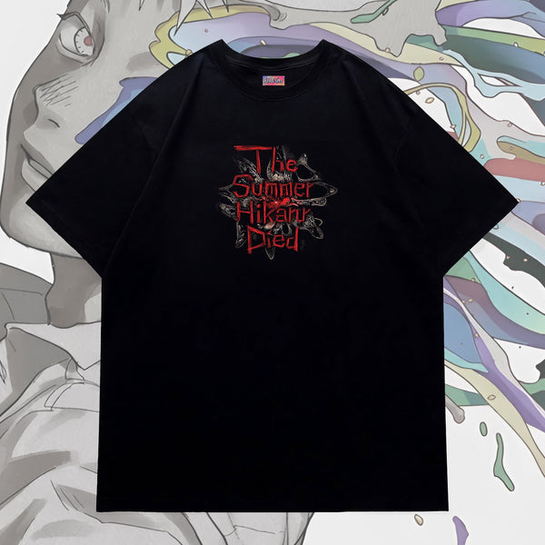 Distortion Black Wash - The Summer Hikaru Died Oversized Tee
