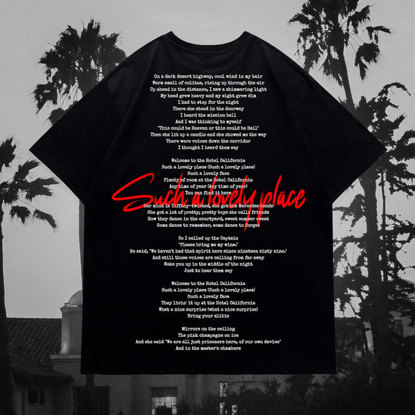 Hotel California - The Eagles Oversized Tee
