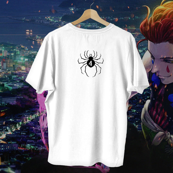 Hisoka Card Suit Leap Classic White - Hunter X Hunter Oversized Tee