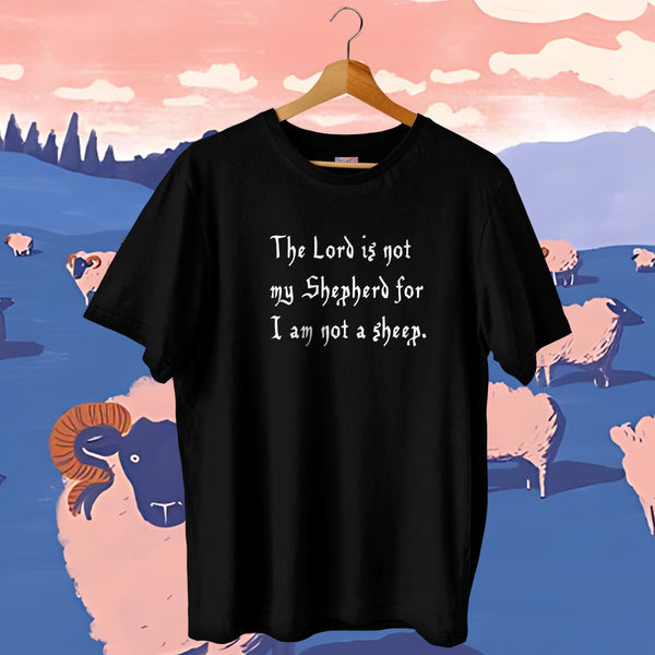 I Am Not Sheep Oversized Tee