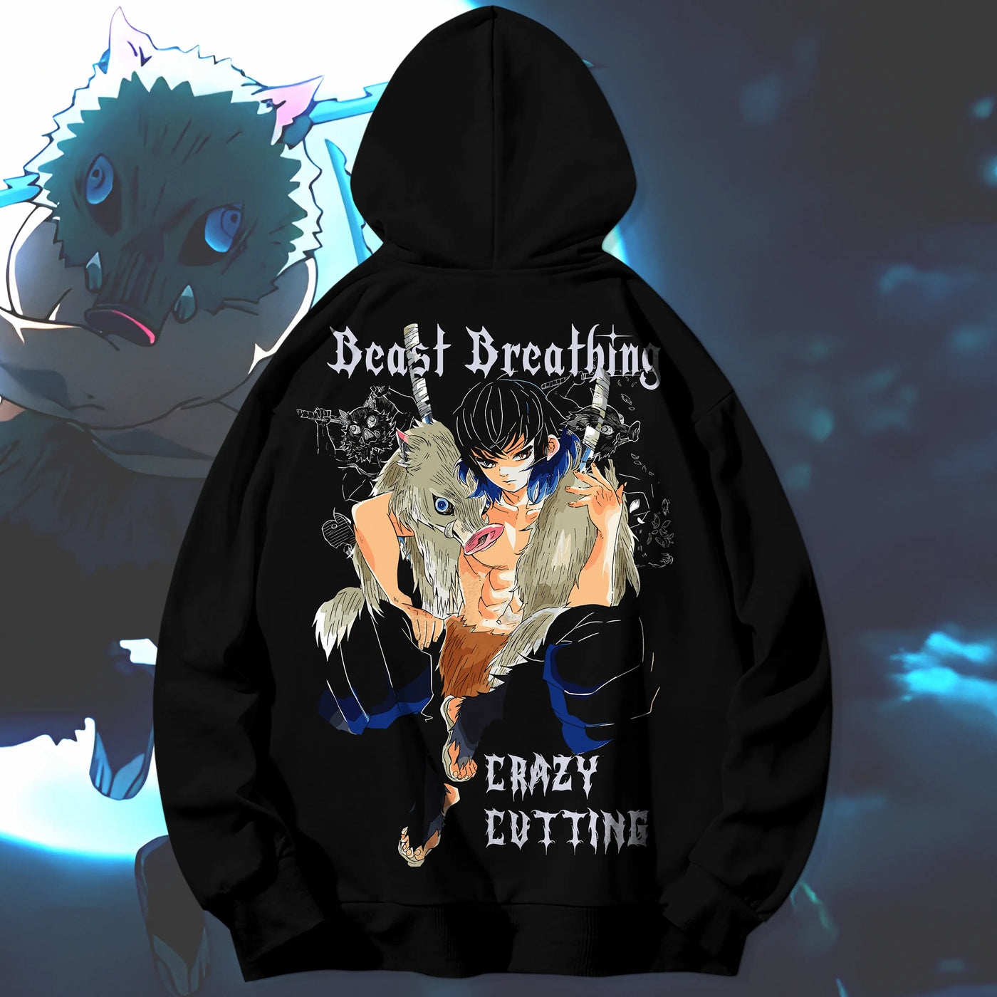 Inosuke "King of the Mountains" Oversized Hoodie