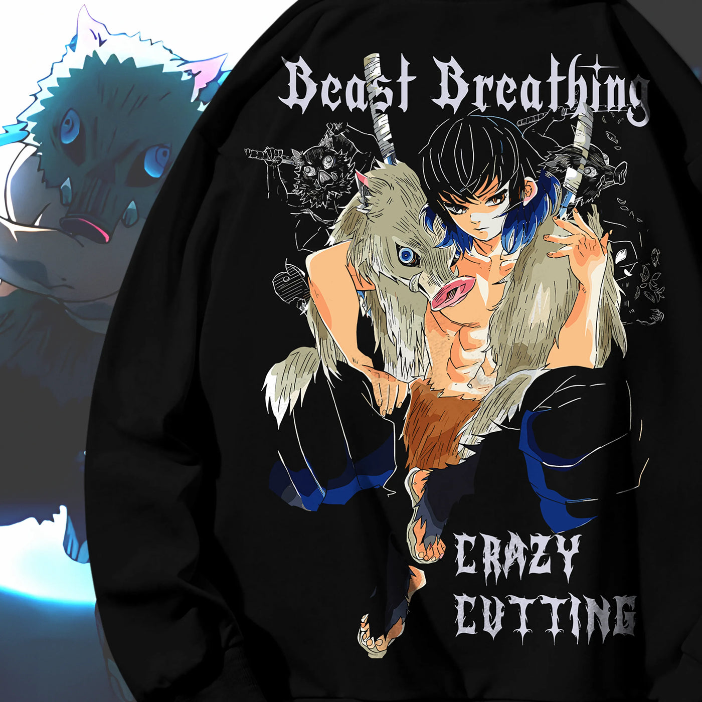 Inosuke "King of the Mountains" Oversized Hoodie