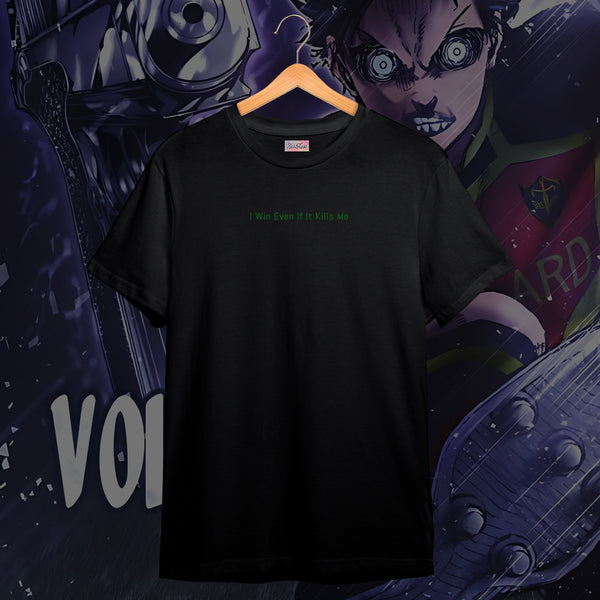 I Win Even If It Kills Me Oversized Fit - Blue Lock Oversized Tee