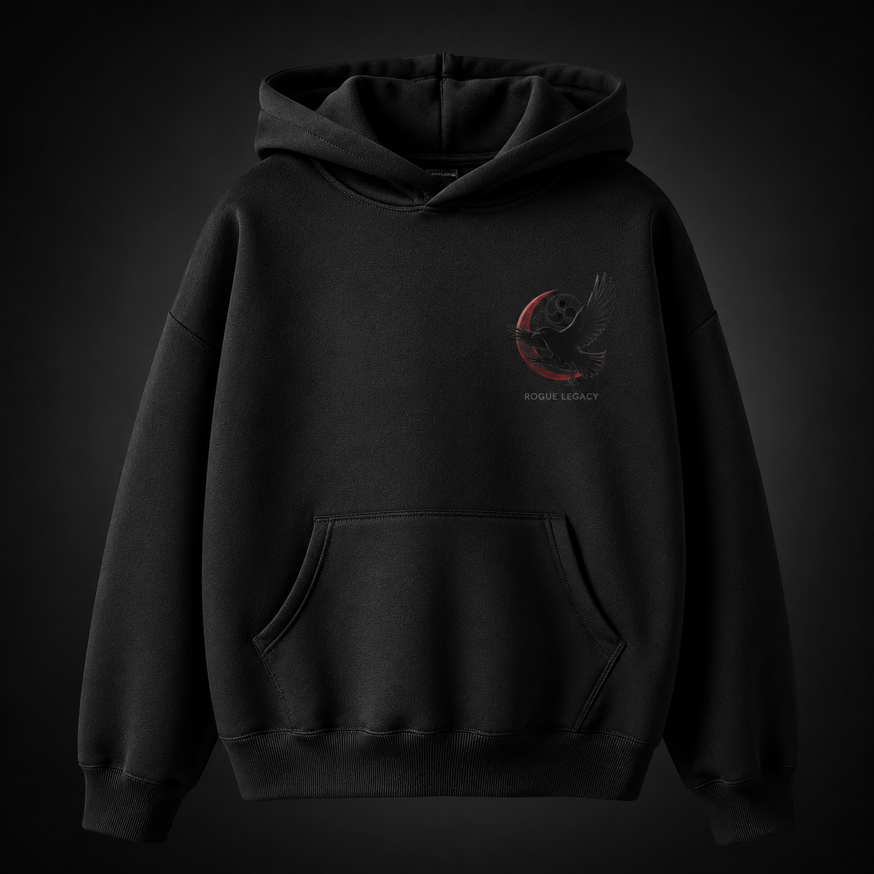 Black hoodie with Itachi Uchiha Naruto Crow Of The Night graphic – photo 2