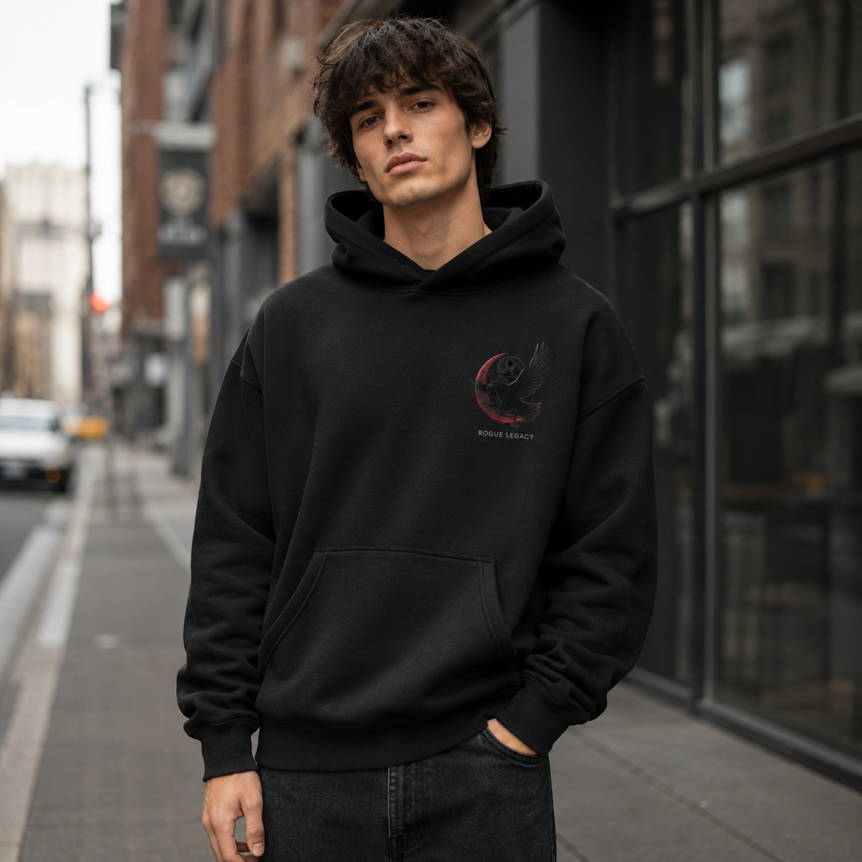 Black hoodie with Itachi Uchiha Naruto Crow Of The Night graphic – photo 4
