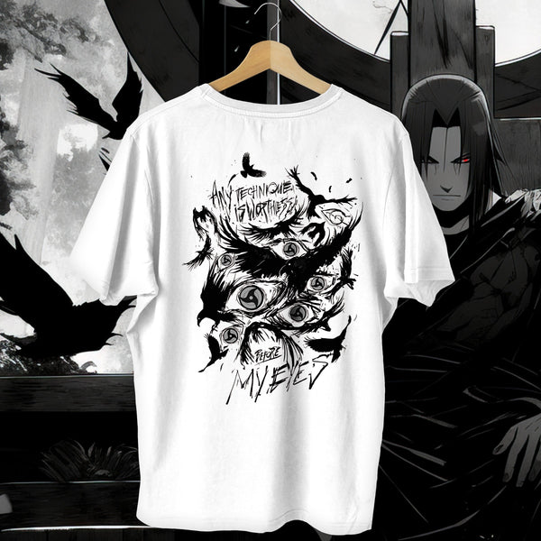 Sharingan Crow Emblem - Naruto Oversized Tee