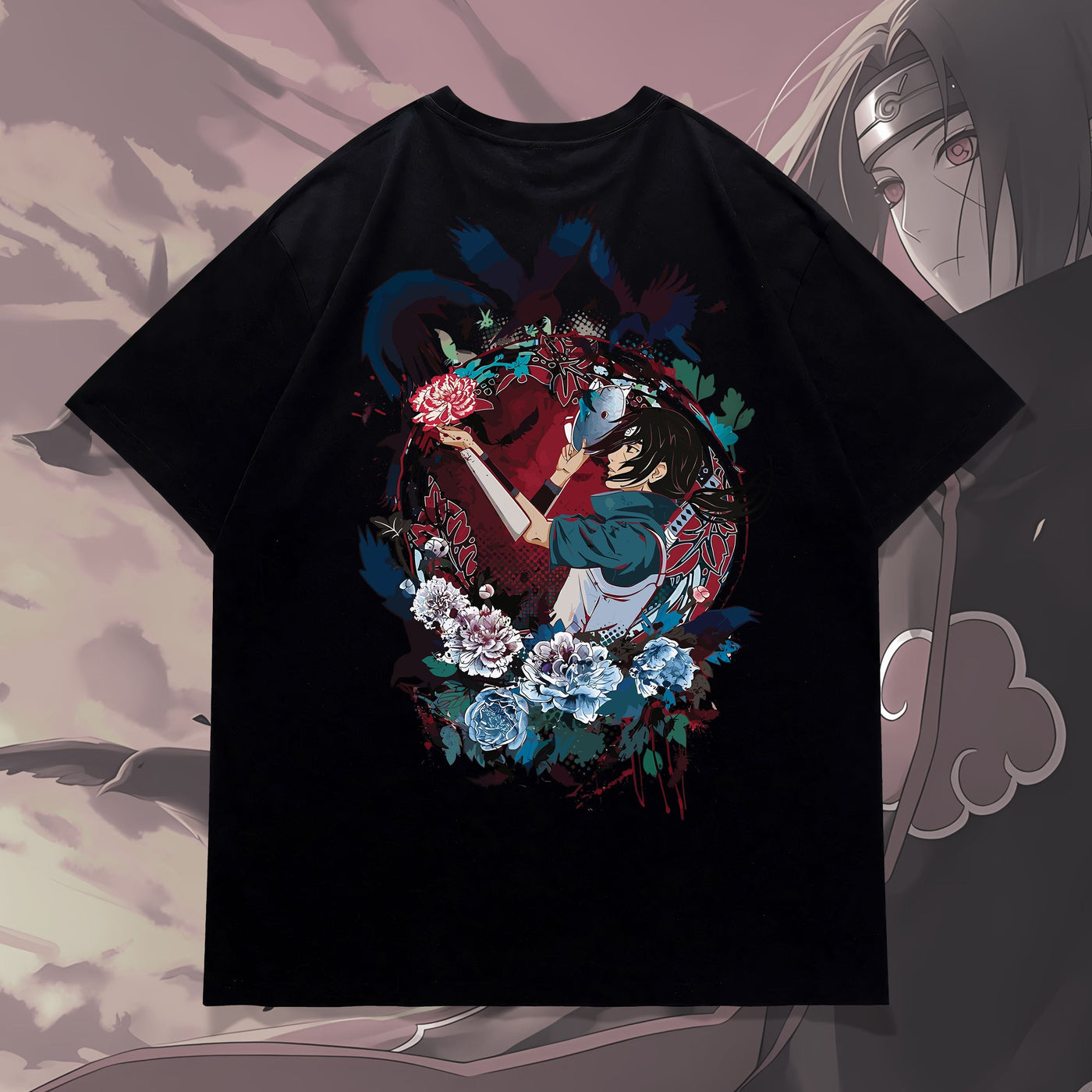Itachi – The Bloom of Shadows Tee