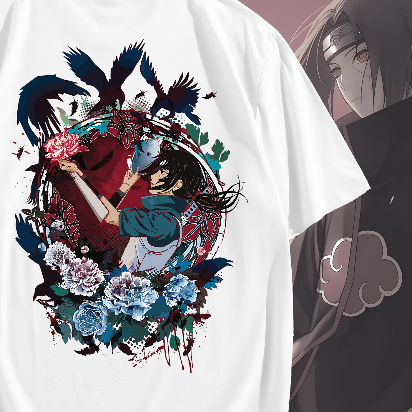 Itachi – The Bloom of Shadows Tee