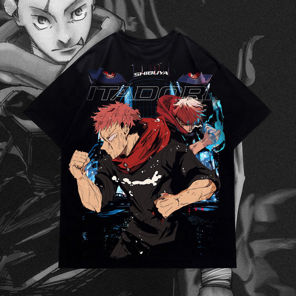 Itadori Sparks O' Black - Jujutsu Kaisen Oversized Tee
