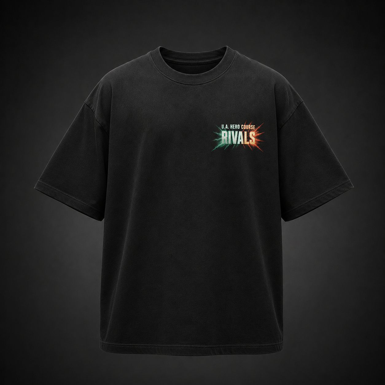 Black t-shirt with Izuku Midoriya, Katsuki Bakugo My Hero Academia Deku Vs Bakugo graphic – photo 2