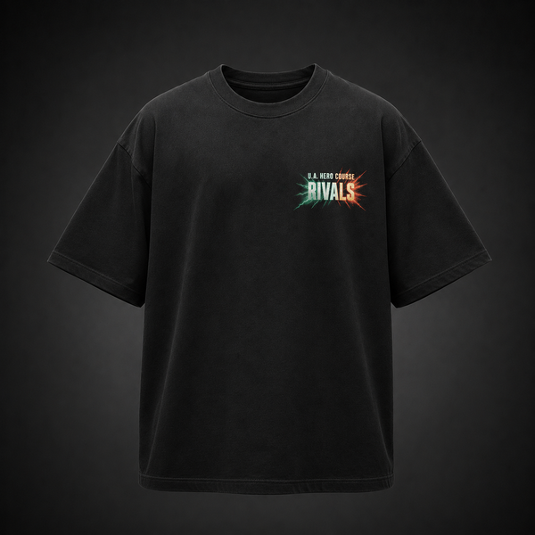 Black t-shirt with Izuku Midoriya, Katsuki Bakugo My Hero Academia Deku Vs Bakugo graphic – photo 2