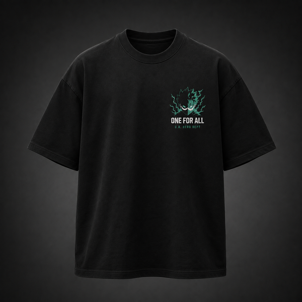 Black t-shirt with Izuku Midoriya My Hero Academia Full Cowl Surge graphic – photo 2