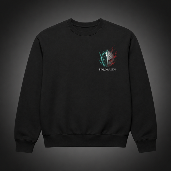 Black sweatshirt with Izuku Midoriya, Tomura Shigaraki My Hero Academia Successor Decay graphic – photo 2