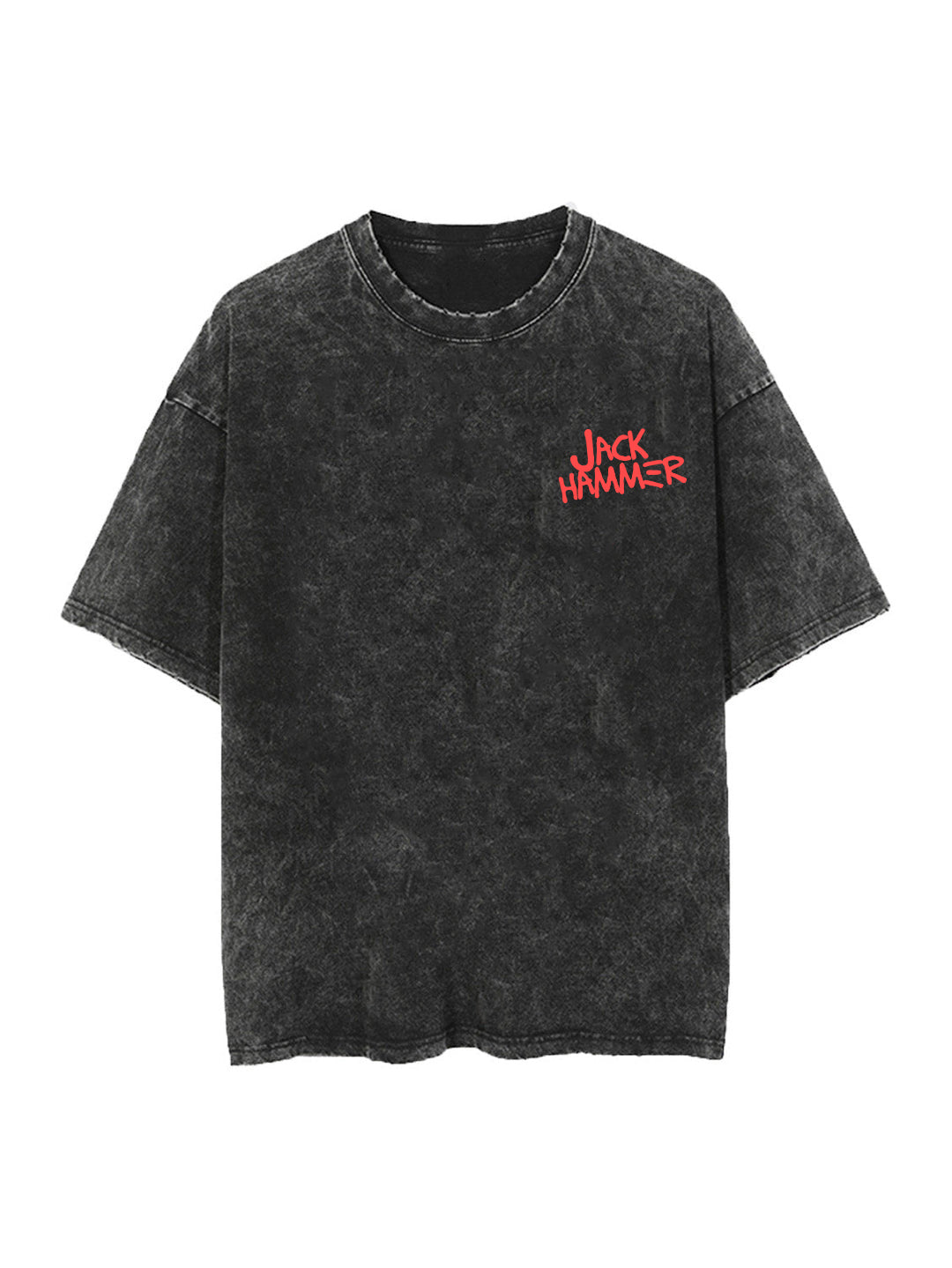 Vintage black t-shirt with Jack Hanma Baki The Hammer graphic – photo 2