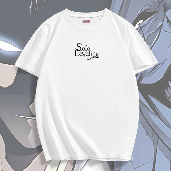Minimal Wordmark - Solo Leveling Oversized Tee