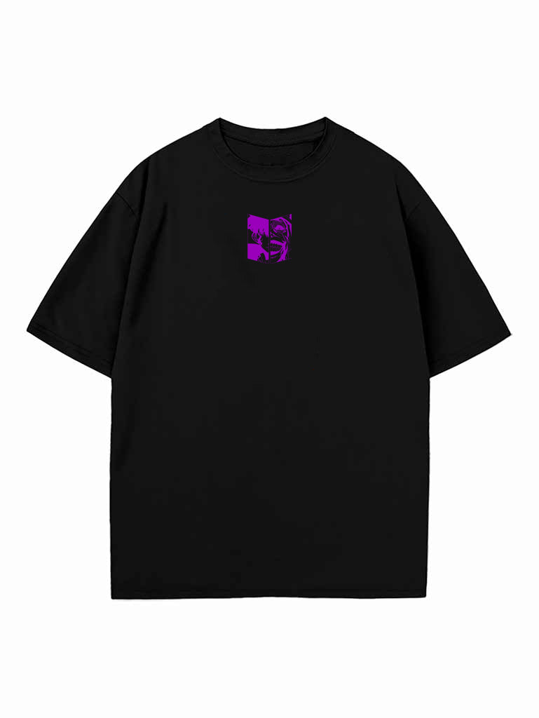 Black t-shirt with Sung Jinwoo Solo Leveling Shadow Monarch graphic – photo 2