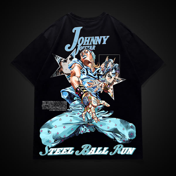 Johnny Joestar the Steel Ball Run - JoJo's Bizarre Adventure Oversized Tee
