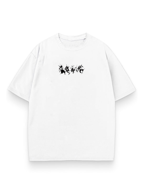 White t-shirt with Toji Fushiguro Jujutsu Kaisen Koi Requiem graphic – photo 2
