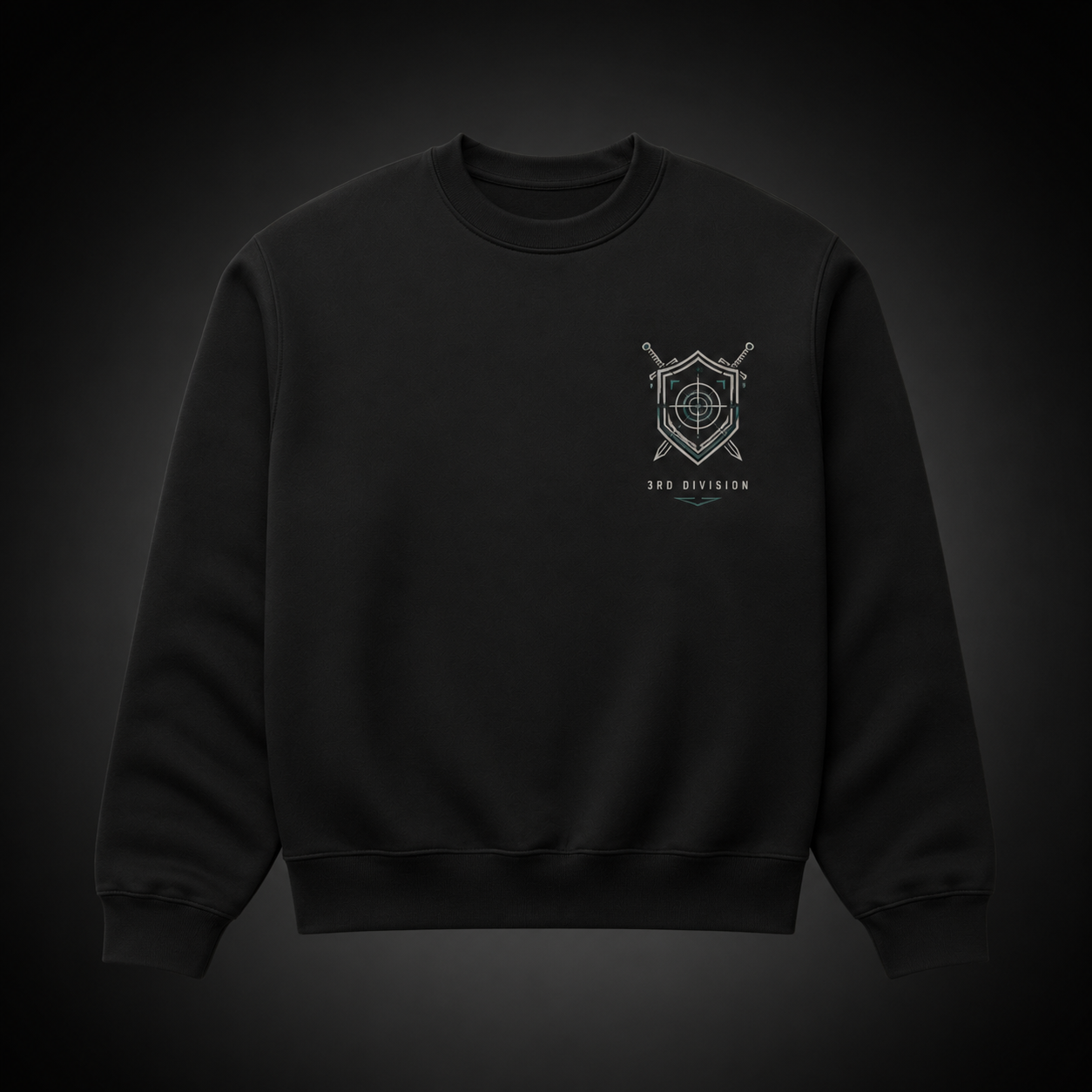 Black sweatshirt with Kikoru Shinomiya & Soshiro Hoshina Kaiju No. 8 Defend The City graphic – photo 2