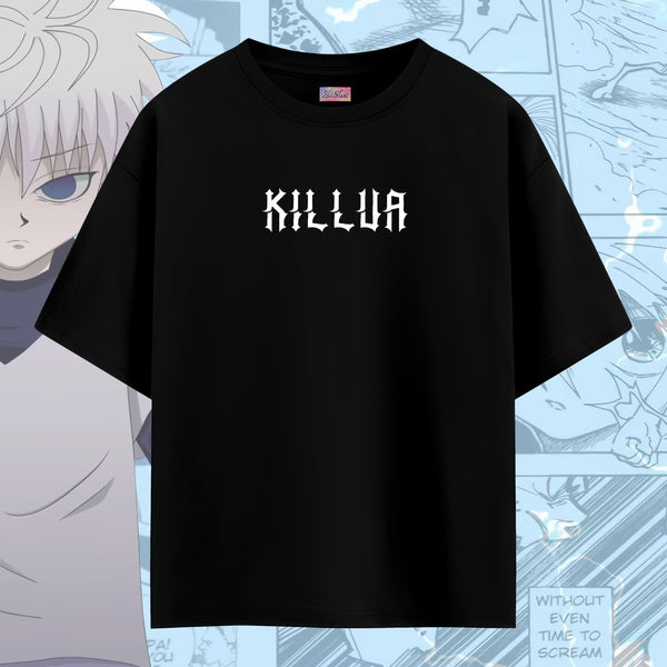 Killua Wordmark Oversized Fit - Hunter X Hunter Oversized Tee