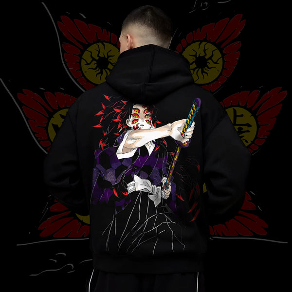 Kokushibo Moon Breathing - Demon Slayer Oversized Hoodie