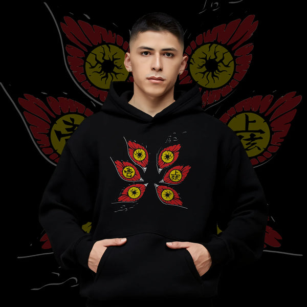 Kokushibo Moon Breathing - Demon Slayer Oversized Hoodie