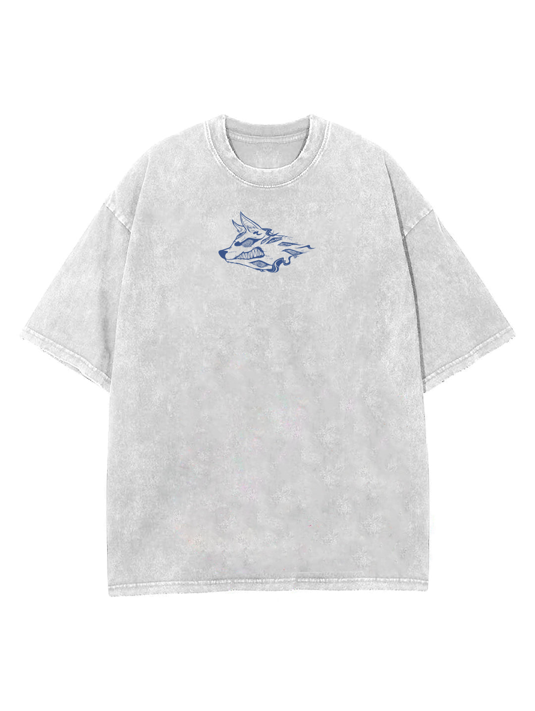 Washed grey t-shirt with Chrollo Lucilfer Hunter X Hunter Devil's Hound graphic – photo 2