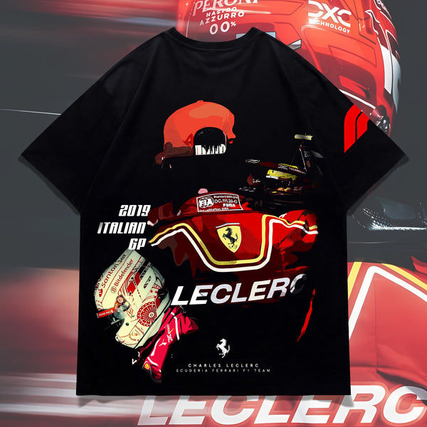 Charles Leclerc Ferrari - F1 Oversized Tee