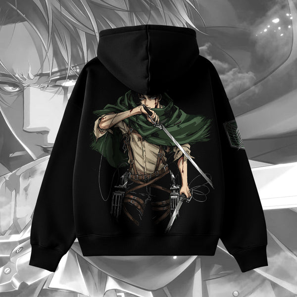 Levi Ackerman Humanity's Strongest Soldier - Attack on Titan Oversized Hoodie
