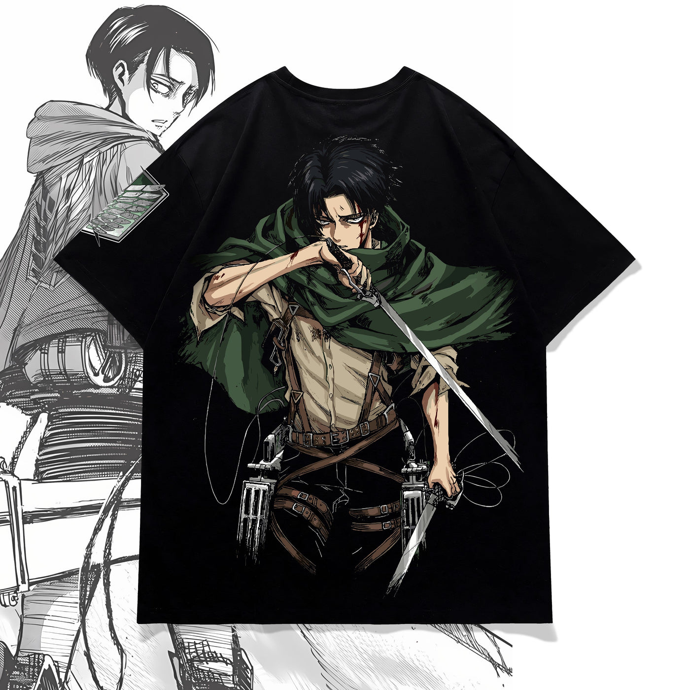 Levi - Humanity's Strongest Soldier Oversized Tee