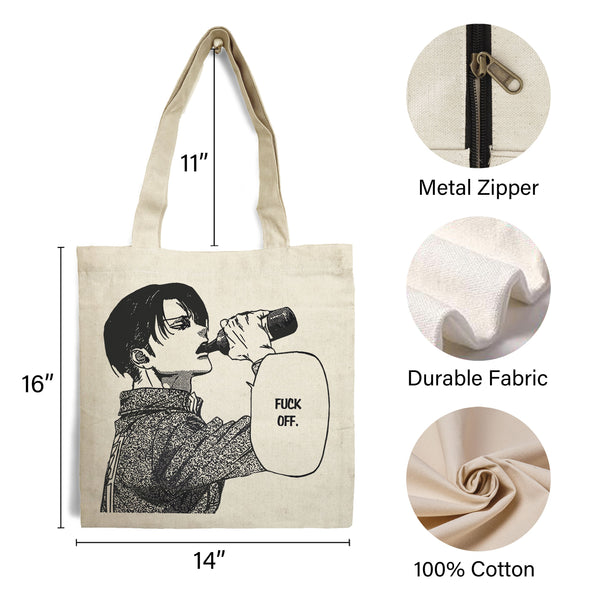 Levi Ackerman - Attack on Titan Tote Bag