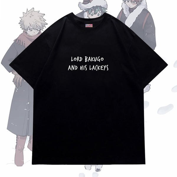 Lord Bakugo and His Lackeys - My Hero Academia Oversized Tee