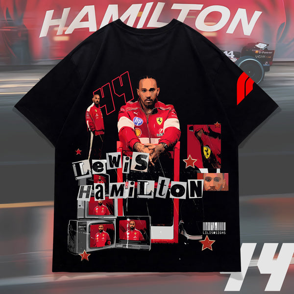 Lewis Hamilton Ferrari - F1 Oversized Tee