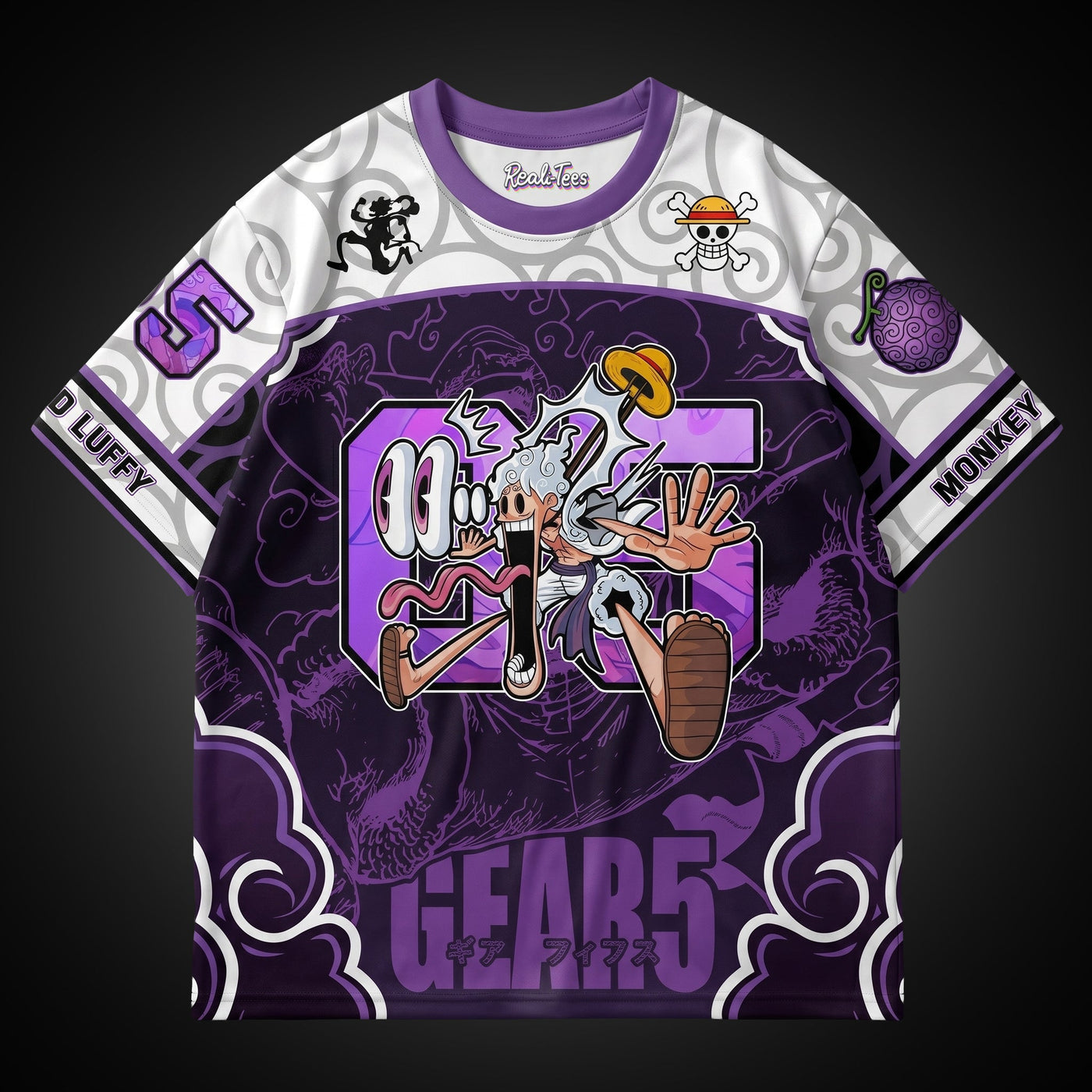 Luffy Gear 5 Oversized Jersey
