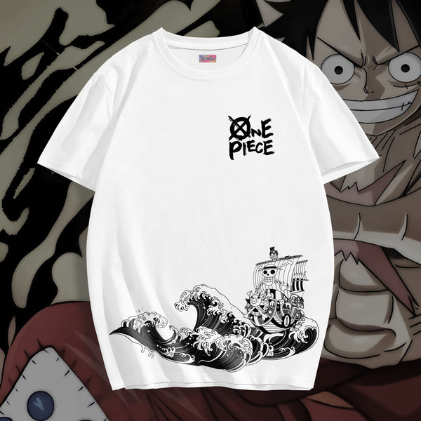 Straw Hat Dreams Luffy x Thousand Sunny - One Piece Oversized Tee