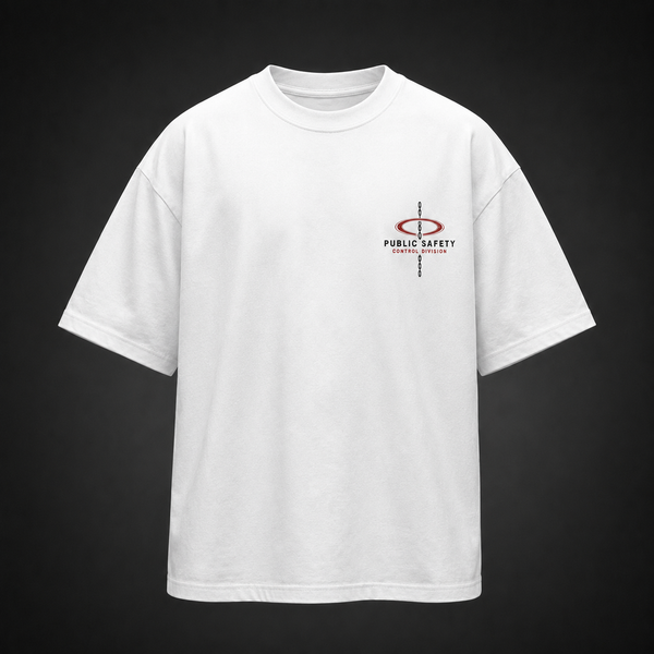 White t-shirt with Makima Chainsaw Man Chain Of Control graphic – photo 1