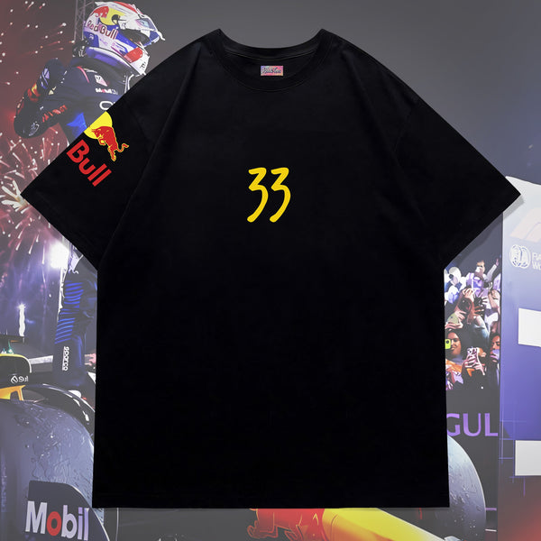 Max Verstappen Red Bull Poster - F1 Oversized Tee