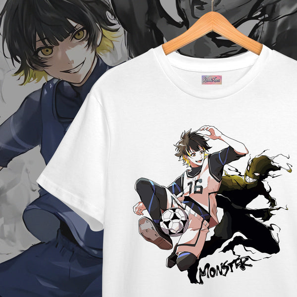 Monster Bicycle Kick Black Hanger - Blue Lock Oversized Tee