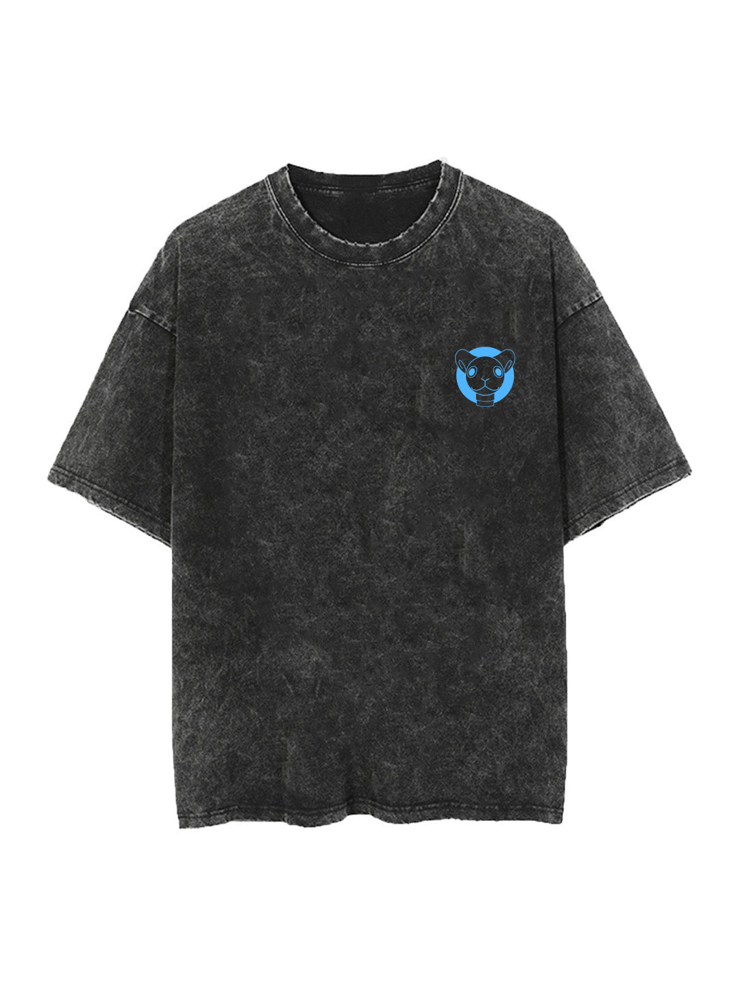 Washed black t-shirt with Going Merry One Piece Laughing Sail graphic – photo 2
