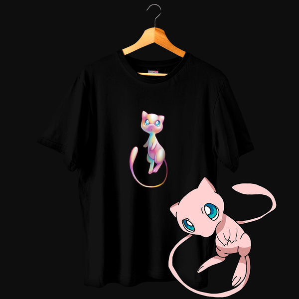 Mew Holographic Sitting Pose Alt - Pokemon Oversized Tee