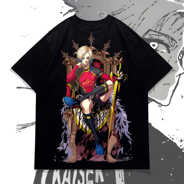 Kaiser Throne of Glory - Blue Lock Oversized Tee