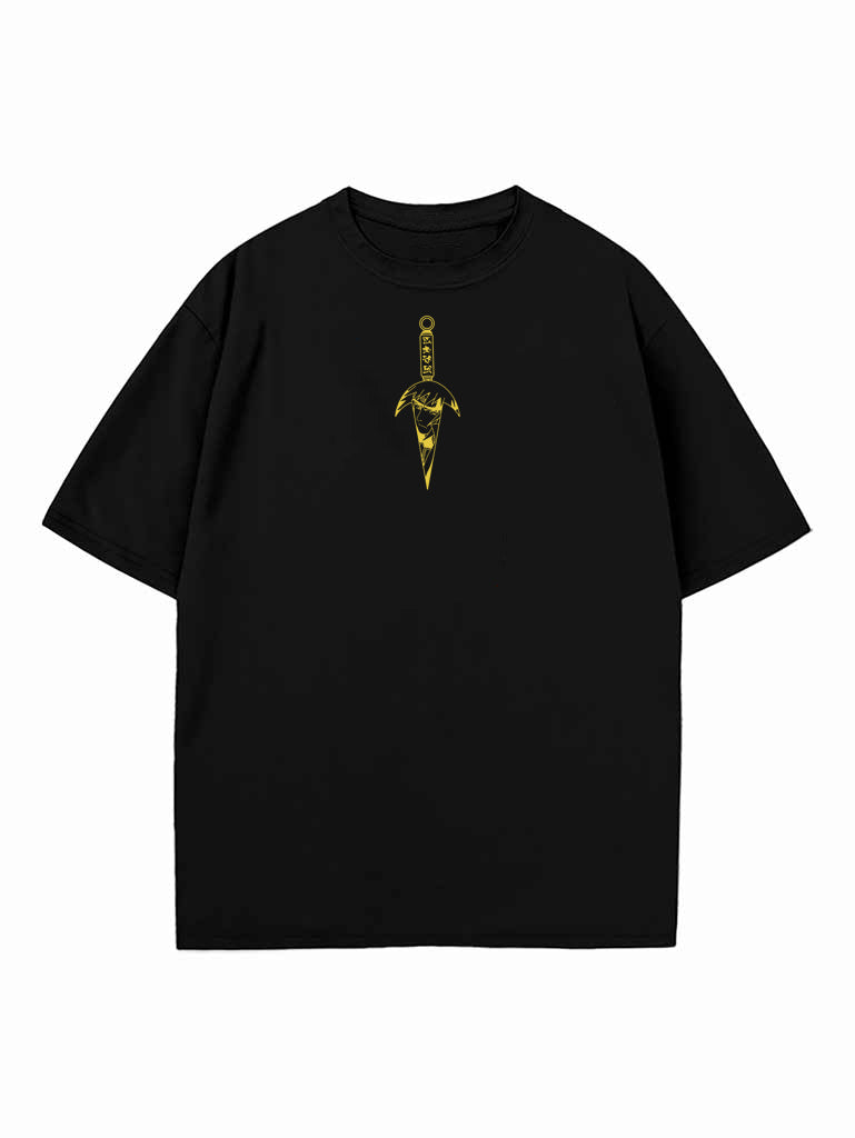 Black t-shirt with Minato Namikaze Naruto The Yellow Flash graphic – photo 2