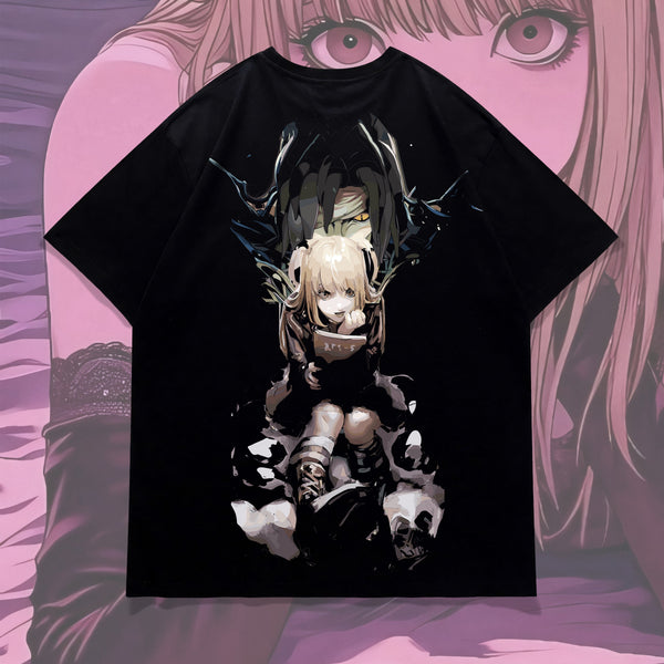 Misa What A Beautiful Way To Kill Close-Up Eyes - Death Note Oversized Tee