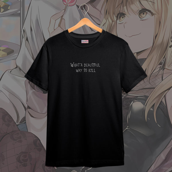 Misa What A Beautiful Way To Kill Portrait - Death Note Oversized Tee