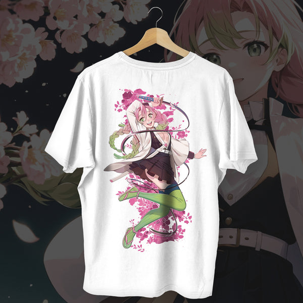 Mitsuri Full Body Whip Back Print Classic - Demon Slayer Oversized Tee