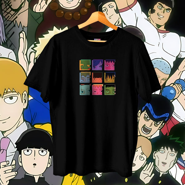 Faces - Mob Psycho Oversized Tee
