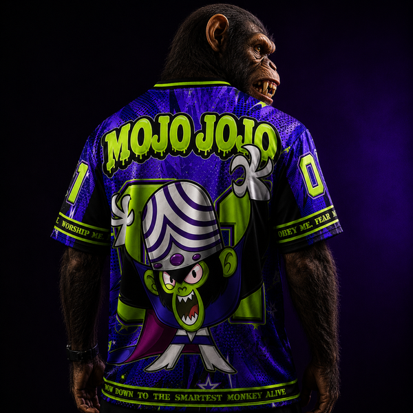 Mojo Jojo Pure Domination - The Powerpuff Girls Oversized Jersey