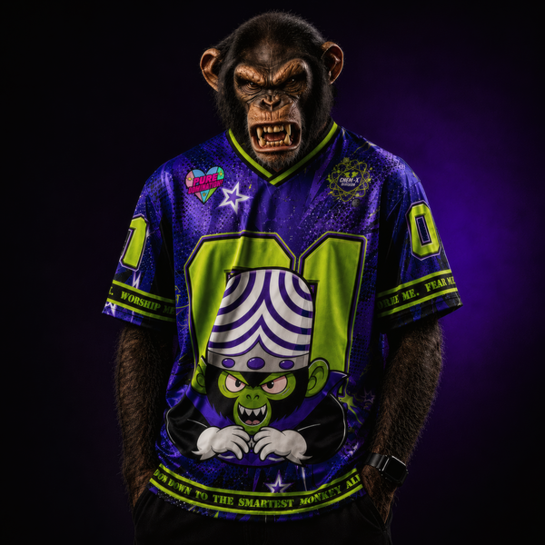 Mojo Jojo Pure Domination - The Powerpuff Girls Oversized Jersey